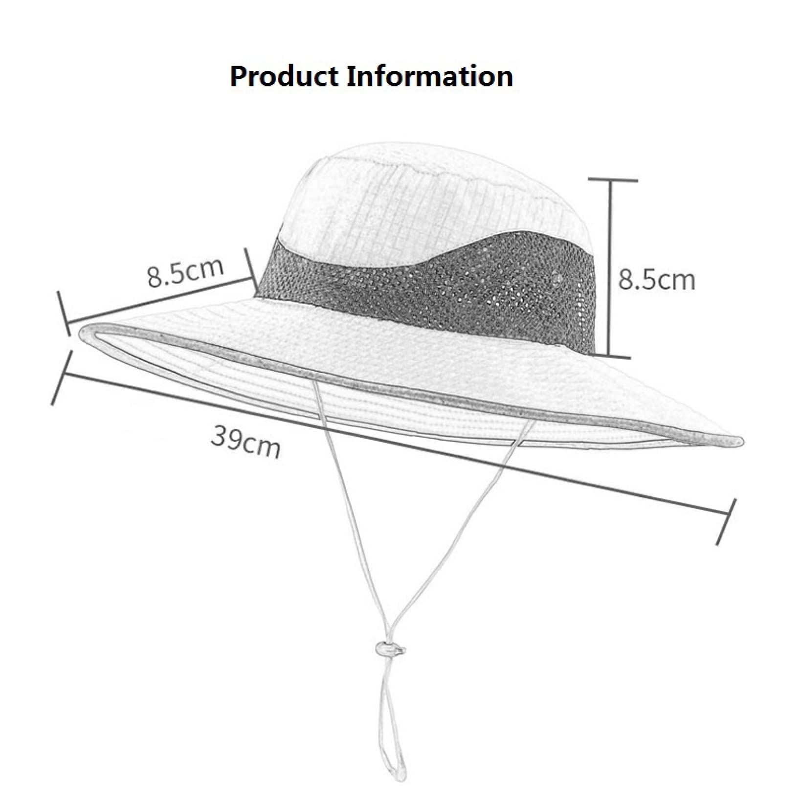 Women's Summer Sun Hat - Breathable Mesh Bucket Cap for Outdoor Hiking, Fishing & Beach | UV Protection Wide Brim Hat for Women & Men | Perfect for Travel, Gardening & Vacation