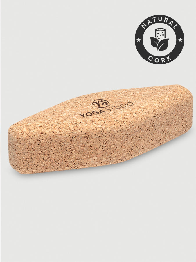 Premium Cork Yoga Block - Non-Slip Eco-Friendly Yoga Brick for Hot Yoga, Pilates & Home Workouts - Ideal for Beginners & Advanced Yogis