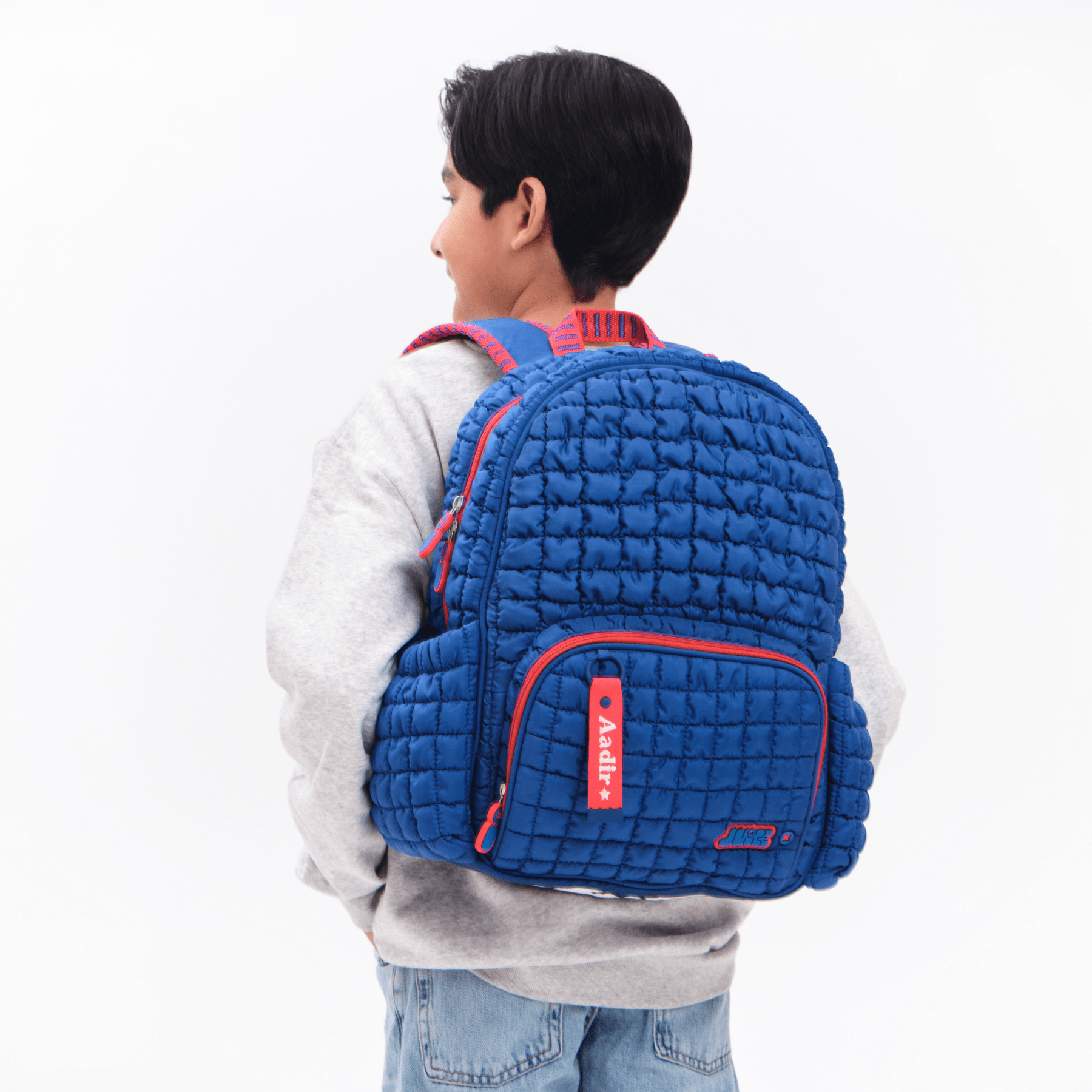Boba Medium Backpack for Women & Men - Lightweight Travel Backpack with Laptop Compartment, Water Resistant Bomba Blue - Perfect for School, Work, Hiking & Daily Commute