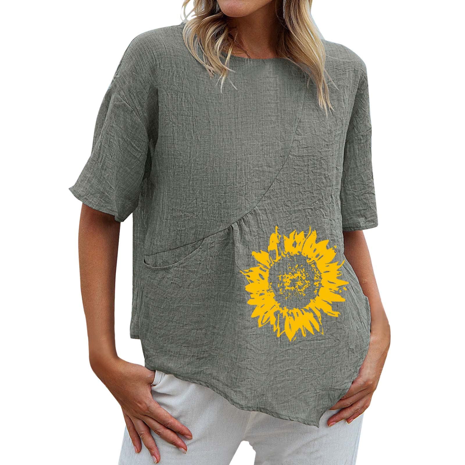 Women's Summer Two Piece Outfits - Casual Short Sleeve Round Neck Printed Blouse & T-Shirt Matching Sets | Dear379 Collection | Perfect for Vacation, Date Night, Casual Outings & Summer Travel | Workout, Beach, Office Wear | Lightweight Comfortable Outfit for Yoga, Shopping, Brunch & Outdoor Activities