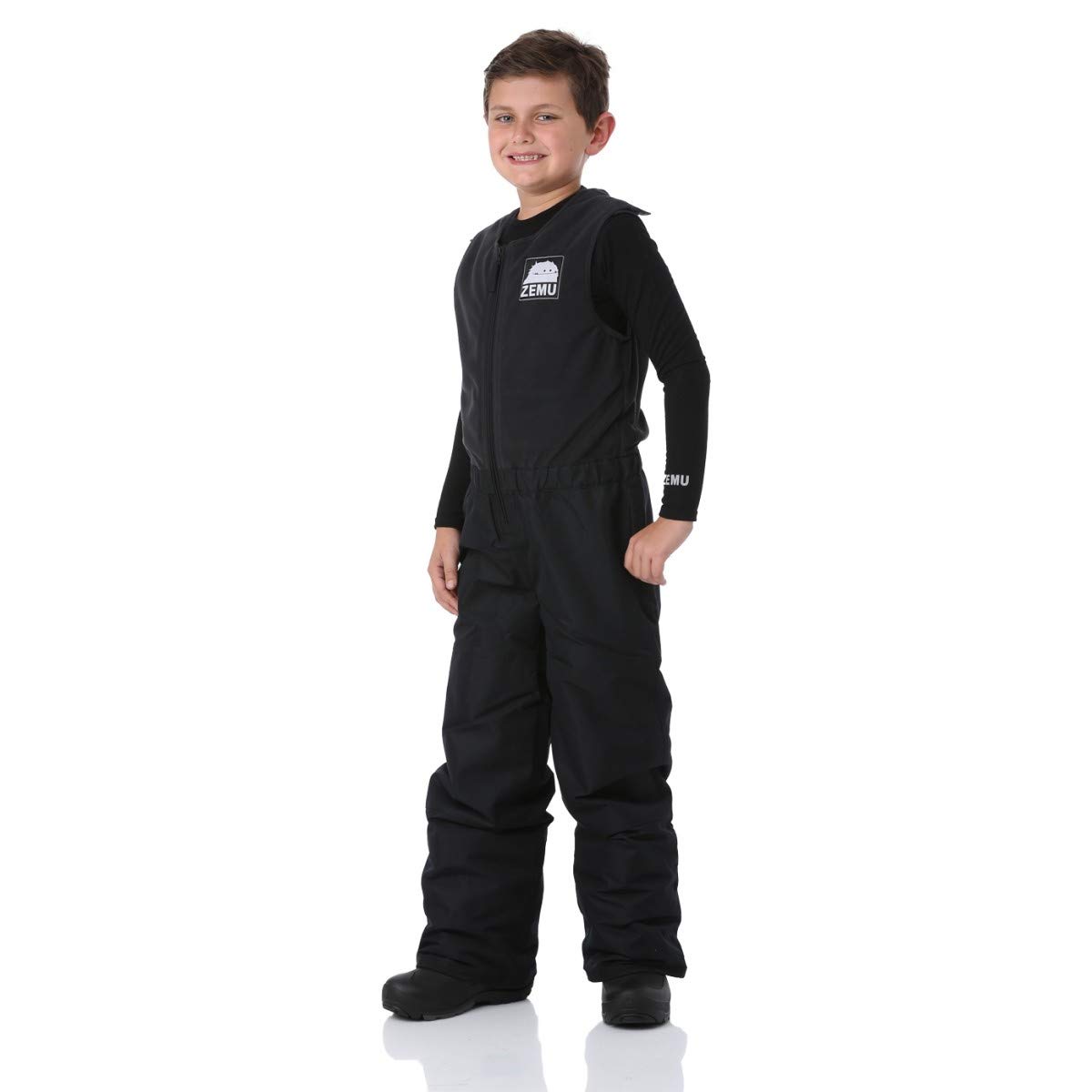 Youth Insulated Snow Bib Pants for Boys & Girls - Waterproof Winter Snowsuit Overalls for Skiing, Snowboarding & Outdoor Play