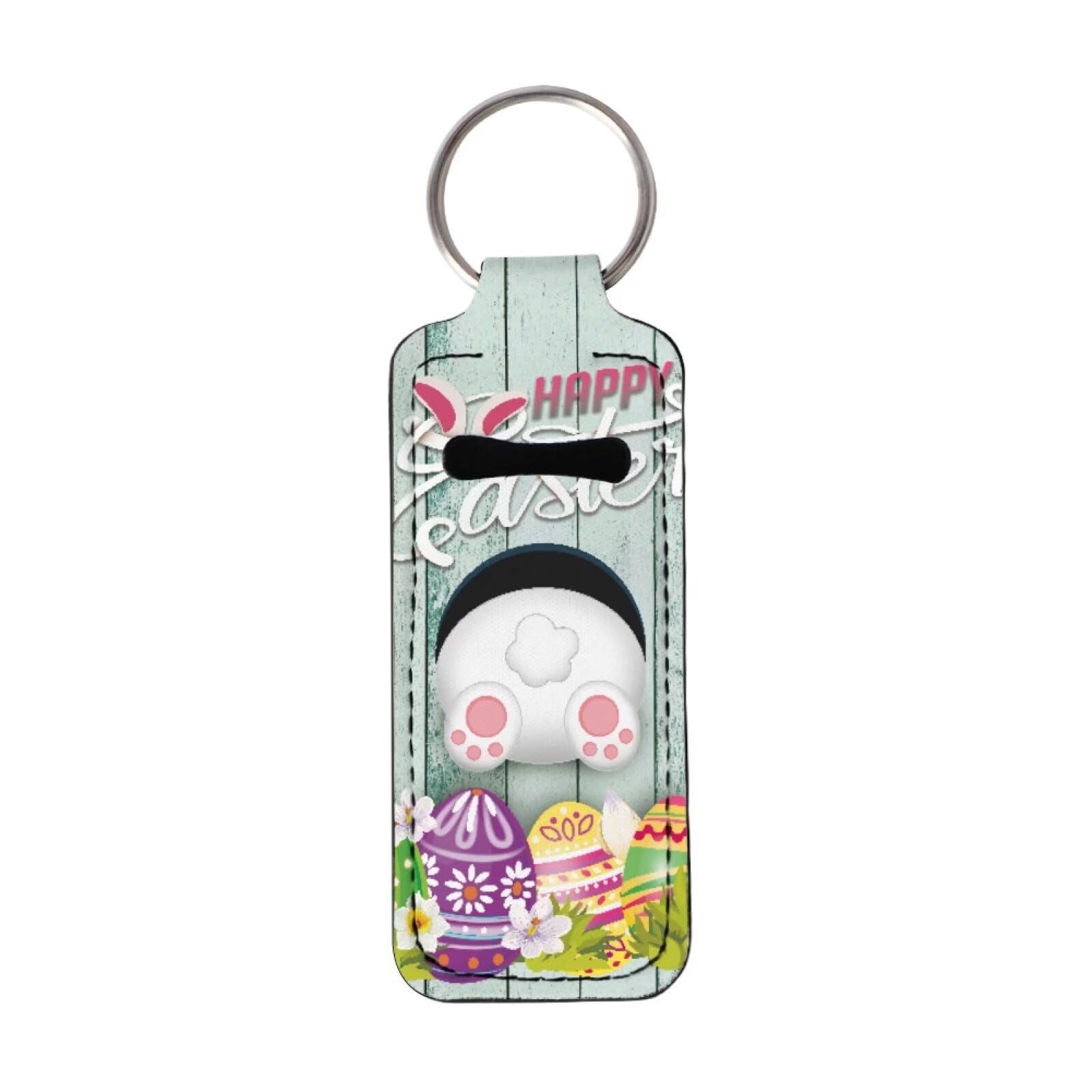 Showudesigns Lip Balm Keychain Holder for Women & Girls - Cute Chapstick Keychain Accessory - Perfect for Purse, Backpack, Gym & Travel Essentials