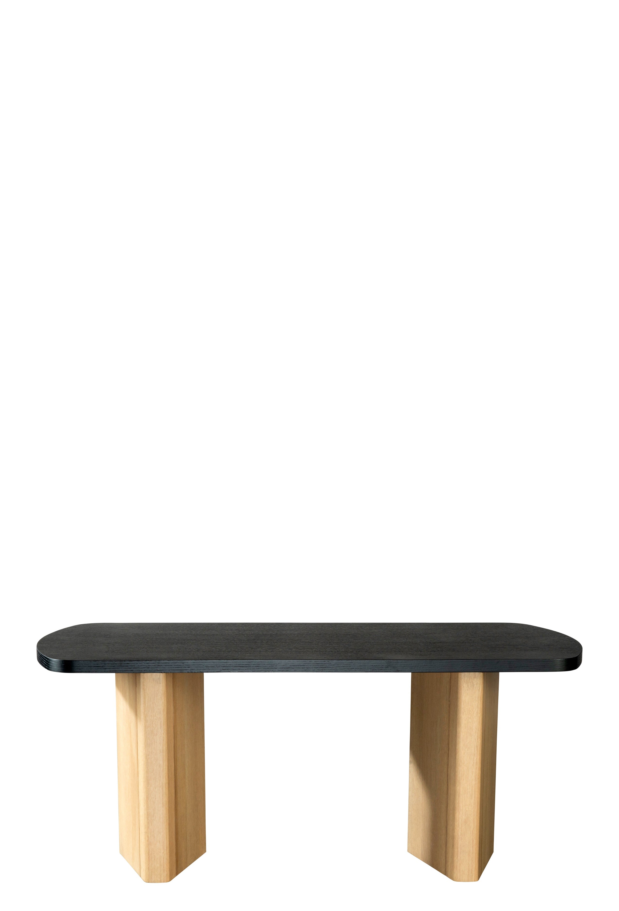 Bradley Rectangular Dining Table Set for 6 - Black & Tan Finish - Perfect for Family Dinners & Entertaining Guests