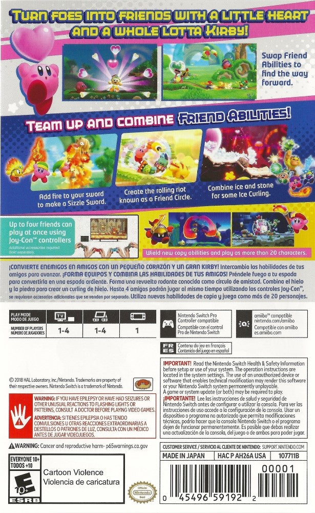 Kirby Star Allies - Nintendo Switch Game | Fun Multiplayer Adventure for Kids & Adults | Perfect for Family Game Nights & Party Play