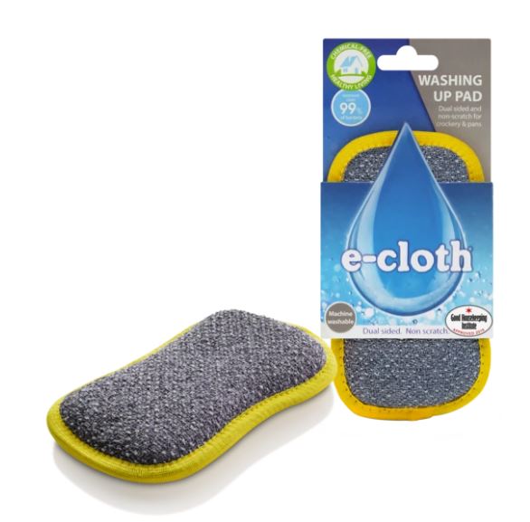 E-Cloth Washing Up Pad - Premium Kitchen Cleaning Sponge for Dishes, Pots & Pans - Ultra Absorbent & Durable - Perfect for Everyday Dishwashing & Tough Grease Removal