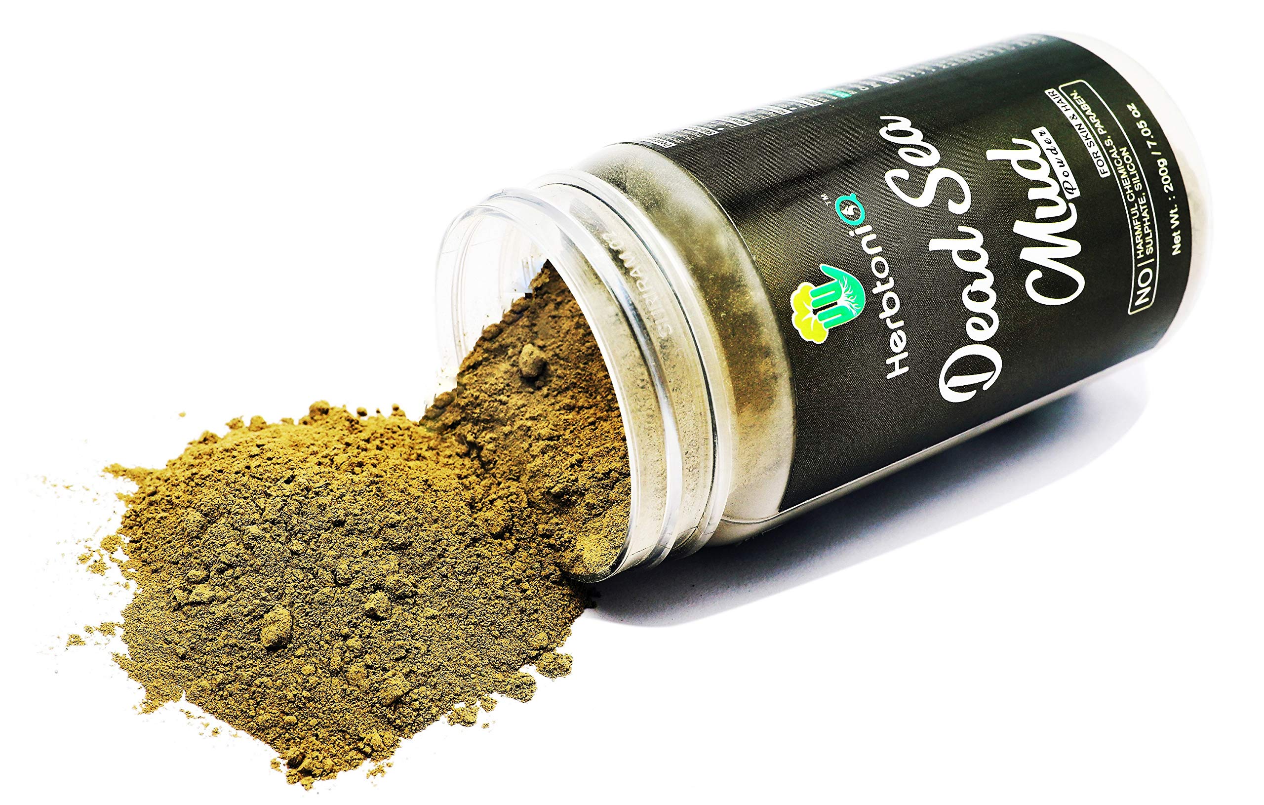 Organic Dead Sea Mud Powder for Face Mask & Hair Care - Skin Detox, Rejuvenation & Body Scrub - Natural Facial Cleanser & Hair Treatment for Men & Women (200g) - Perfect for Spa Days, At-Home Beauty Routines & Gift Giving