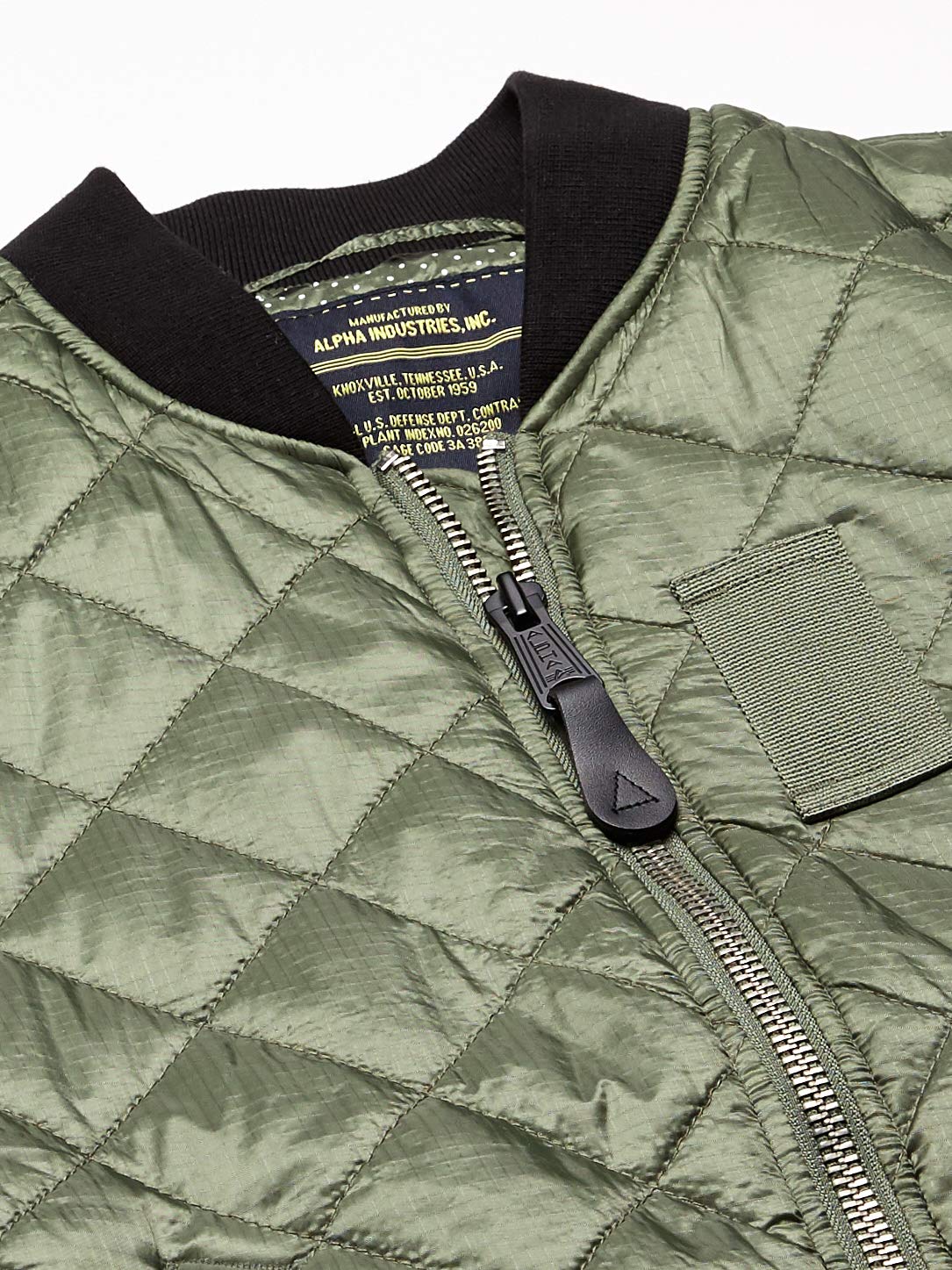 Alpha Industries Women's MA-1 Diamond Bomber Jacket - Lightweight Water-Resistant Flight Jacket for Women | Perfect for Casual Wear, Travel & Outdoor Adventures