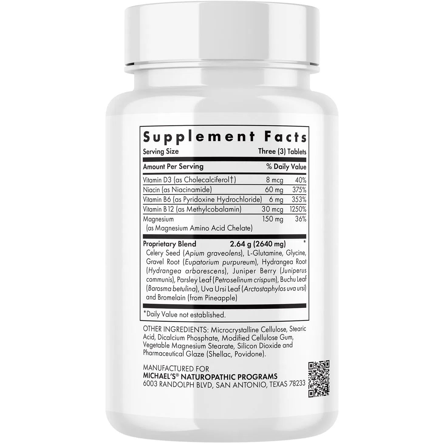 Michaels Health Kidney Factors - Premium Kidney Support Supplement for Renal Health & Detox - Ideal for Daily Wellness & Kidney Function Maintenance