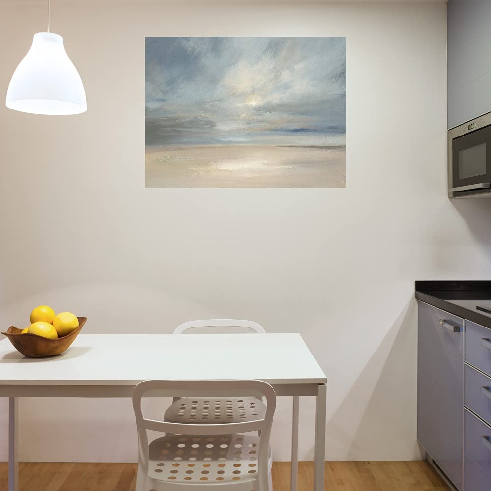 Hope Canvas Wall Art by Dina D'Argo - 32x24 Inch Ready to Hang Painting for Living Room, Bedroom, Office Decor - Modern Abstract Artwork Perfect for Home, Dining Room & Gift Giving