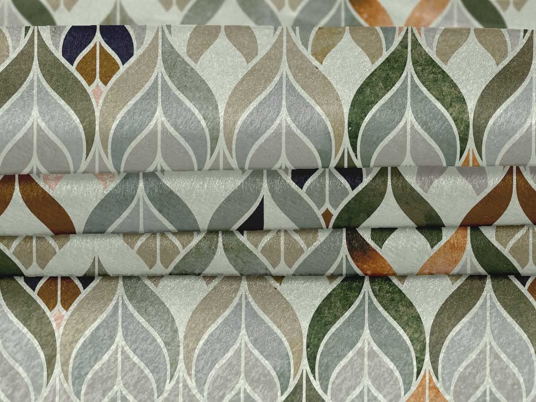 Velvet Mint Paisley Printed Fabric by The Yard - 58 Inch Wide DIY Sewing Material for Clothing, Dresses & Home Decor | Soft & Durable Crafting Fabric