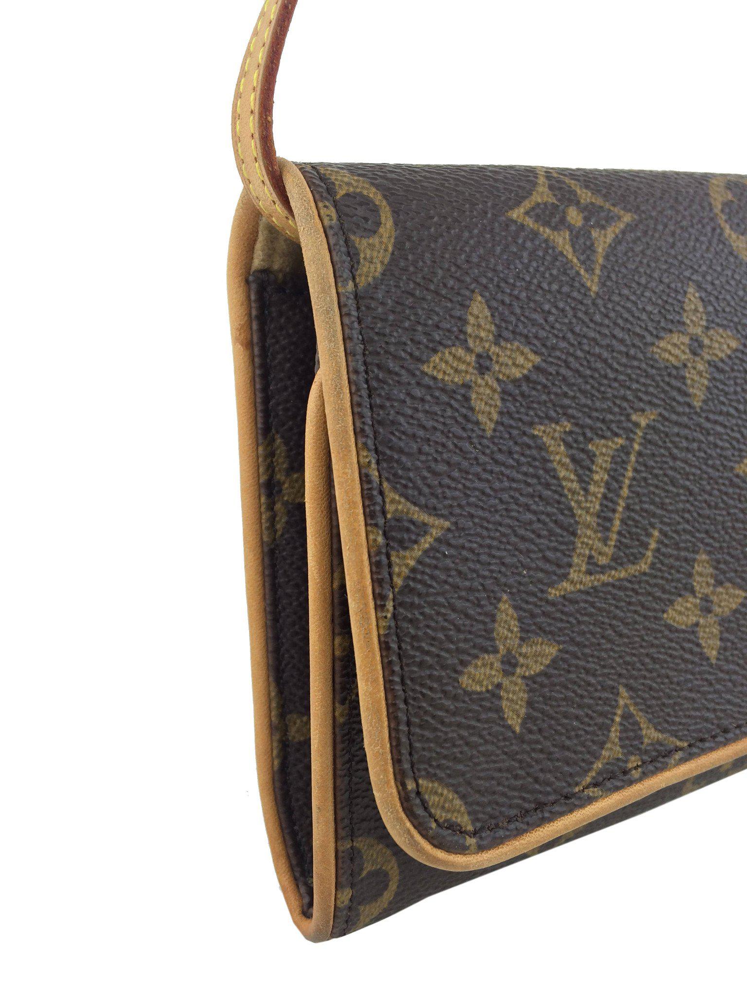 Authentic Louis Vuitton Monogram Canvas Pochette Twin GM Bag - Luxury Crossbody Purse for Women, Perfect for Date Night & Travel Accessories
