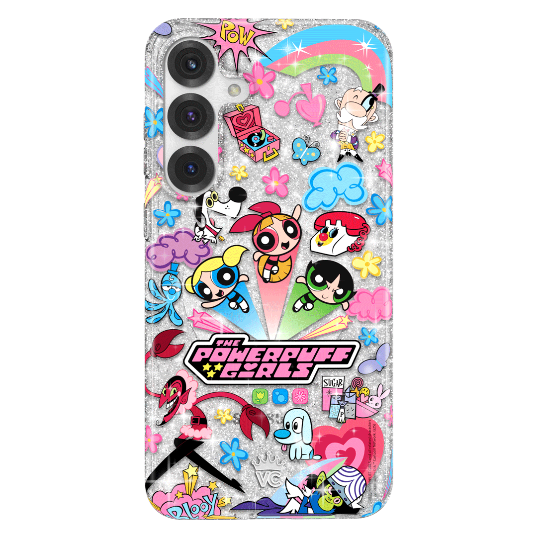 The Powerpuff Girls Girl Power Samsung Phone Case - Cute Cartoon Character Protective Cover for Samsung Galaxy S21/S20/Note 20 - Perfect Gift for Kids & Fans of The Powerpuff Girls TV Show