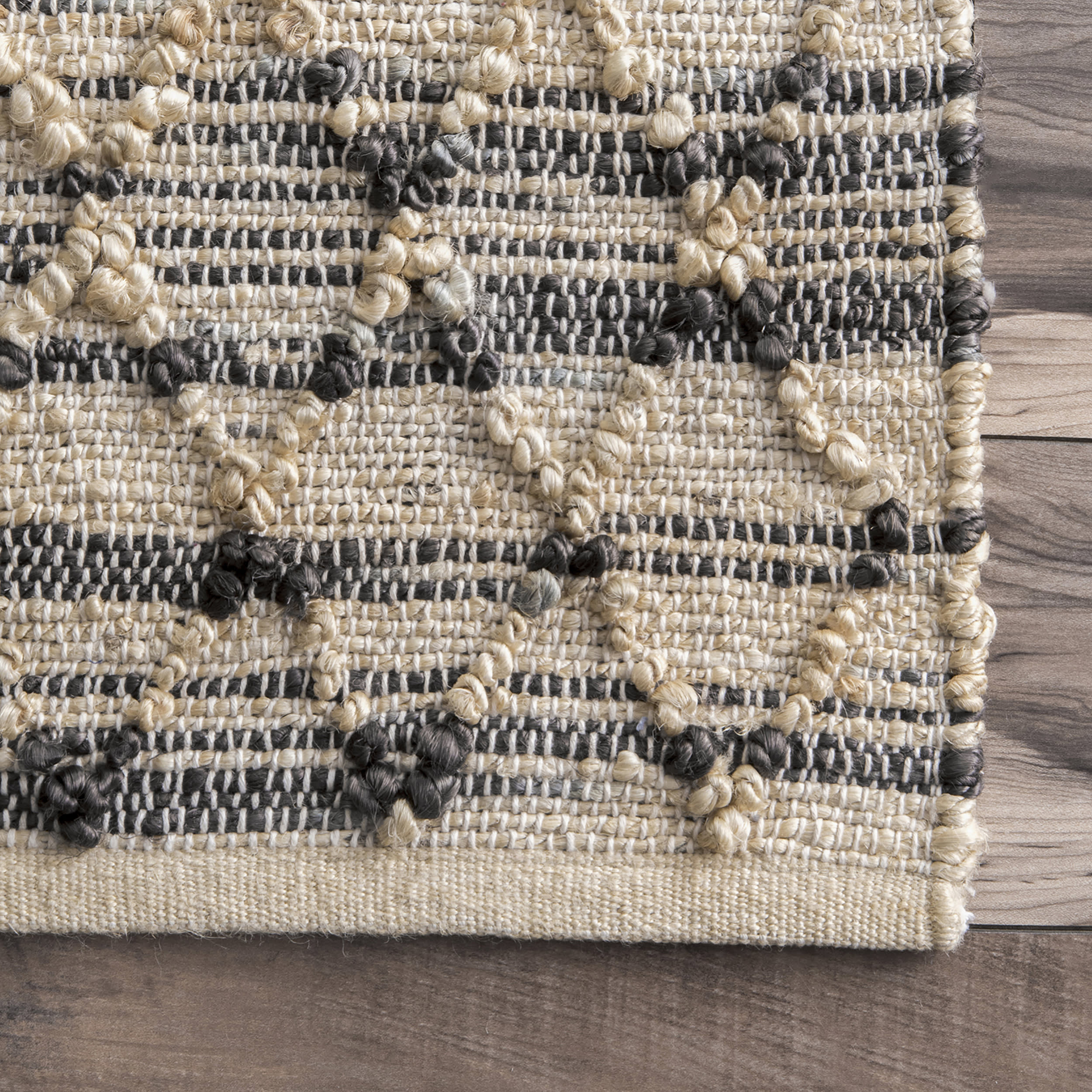 Cerna Lattice Rug - Natural Jute Woven Area Rug for Living Room, Bedroom & Home Decor | Eco-Friendly Floor Mat for Boho, Farmhouse & Modern Interior Design