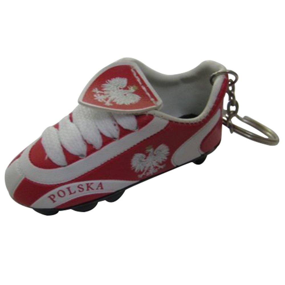 Football Soccer Futbol Mini Shoe Keychains KeyRings - Europe - Perfect Gift for Fans & Collectors, Ideal for Backpacks, Bags & Keyrings
