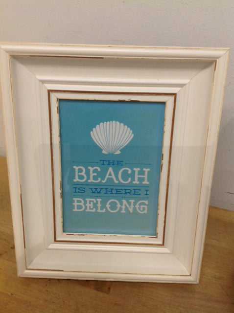 5x7 White Wood Photo Frame - Elegant Wall & Tabletop Display for Home, Office & Gifts