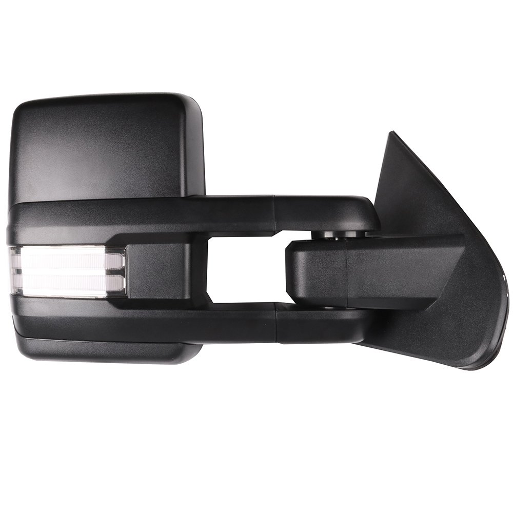 CCiyu Towing Mirrors for Chevy Silverado & GMC Sierra 1500/2500/3500 (2014-2018) - Durable Side View Replacement Mirrors for Enhanced Visibility & Safety - Perfect for Towing, Camping & Off-Road Adventures