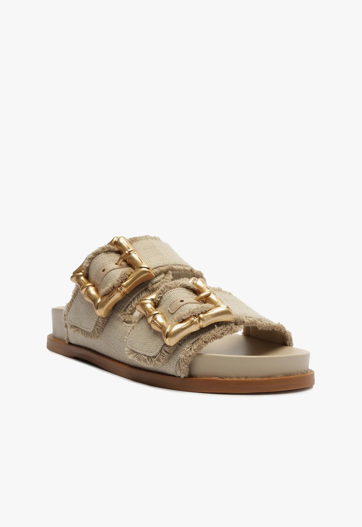 Enola Sporty Linen Sandals - Comfortable Women's Casual Shoes for Summer, Beach, and Outdoor Walking