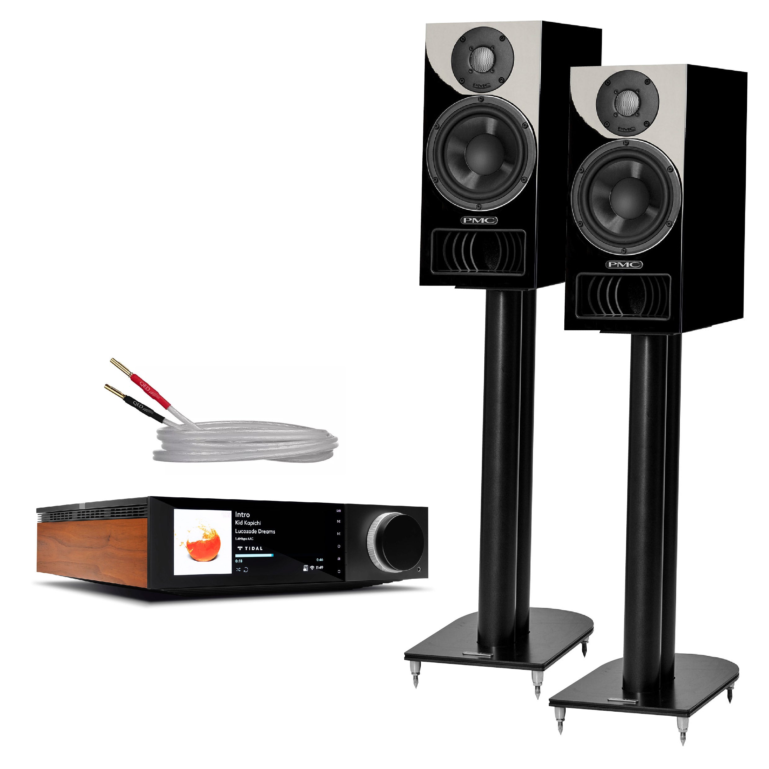 PMC Twenty5 22i Bookshelf Speakers & Hi-Fi Amplifier Bundle - Premium Home Audio System for Music Lovers & Audiophiles - Perfect for Living Room, Home Theater & Studio Listening