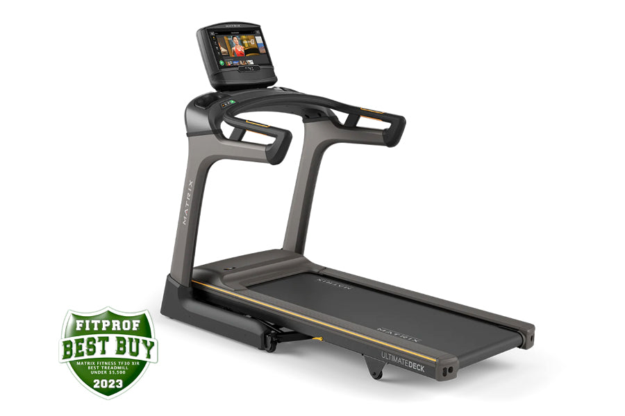 Matrix TF30 Folding Treadmill - Compact Home Gym Equipment for Cardio Workouts | Space-Saving Design for Small Apartments & Home Offices | Perfect for Running, Walking & Fitness Training