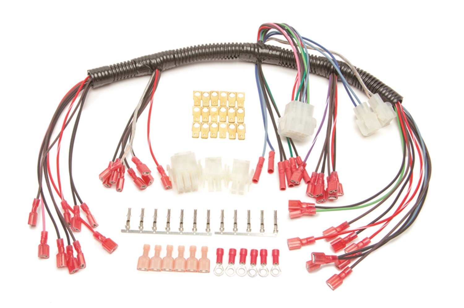 Painless Performance 30302 Universal Gauge Wiring Harness - Compatible with Electric Speedometer - Easy Installation for Cars, Trucks & Motorcycles
