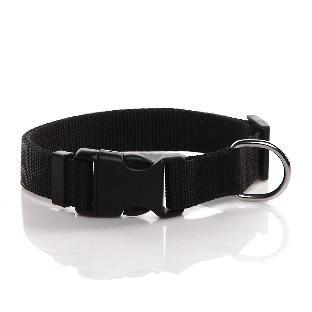 Durable 5/8 Inch Wide Adjustable Nylon Dog Collar for Medium & Large Dogs - Perfect for Daily Walks, Training & Outdoor Adventures