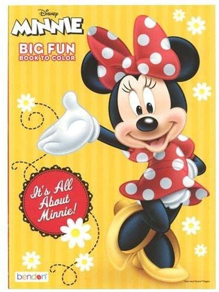 Minnie Mouse Coloring Book for Kids - 96 Pages of Fun Disney Characters & Activities | Perfect for Travel, Birthday Gifts & Creative Play