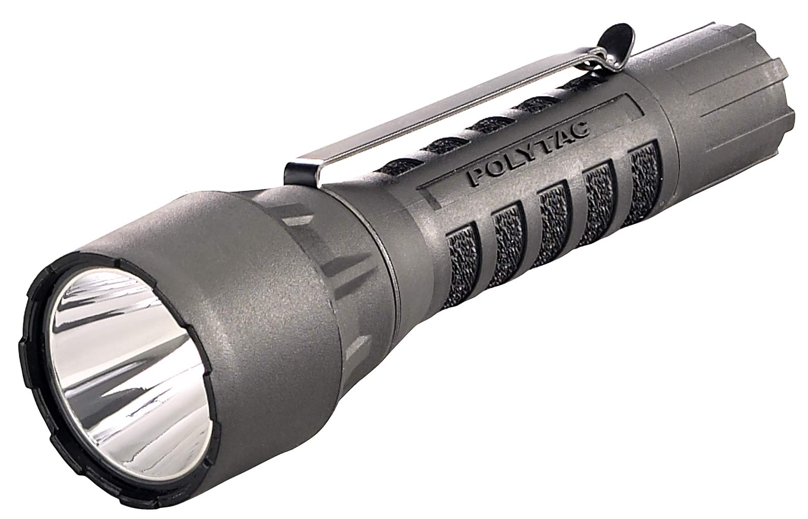 Streamlight 88860 PolyTac LED HP Flashlight with Lithium Batteries - 275 Lumens, Black | High-Performance Tactical Flashlight for Camping, Hiking, Emergency & Outdoor Adventures