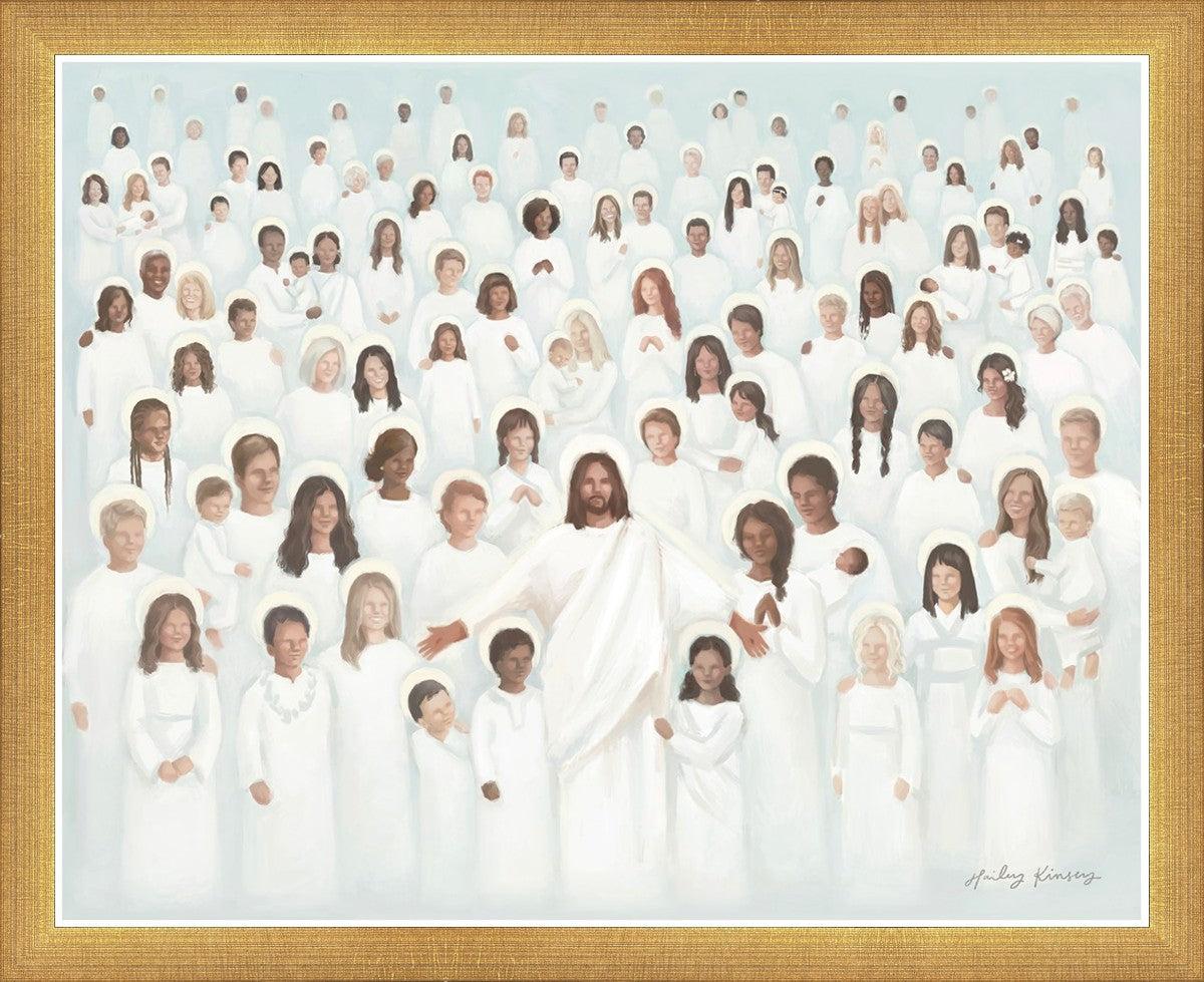 Body Of Christ By Hailey Kinsey - Inspirational Christian Wall Art for Home & Church Decor - Perfect for Living Room, Bedroom & Prayer Space