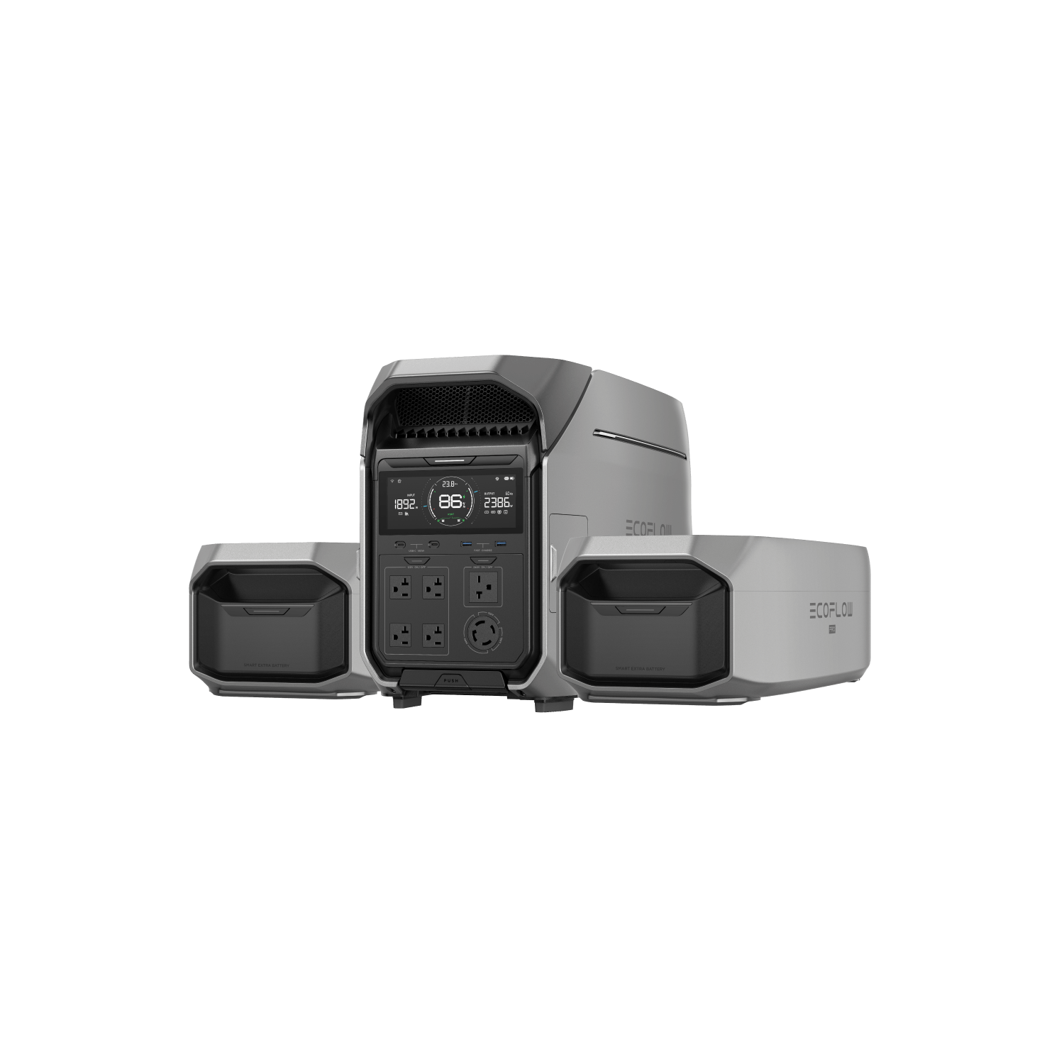 EcoFlow DELTA Pro 3 Smart Extra Battery (Refurbished) - Portable Power Station for Camping, RV & Emergency Backup