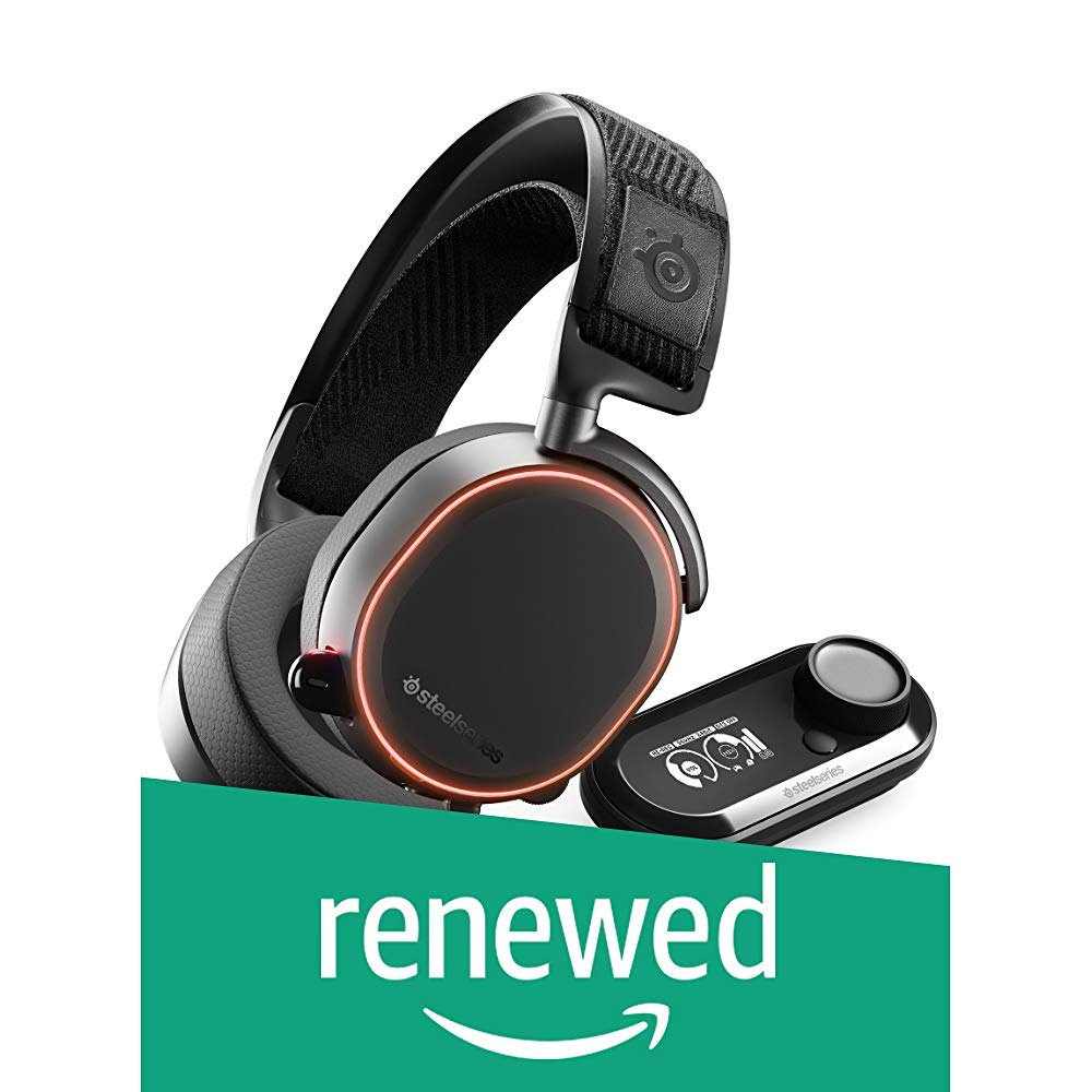 SteelSeries Arctis Pro + GameDAC Hi-Res Gaming Headset with DAC Amplifier - Certified for PS4, PS5, PC & Mac - Premium Audio for Competitive Gaming, Streaming & Music Production