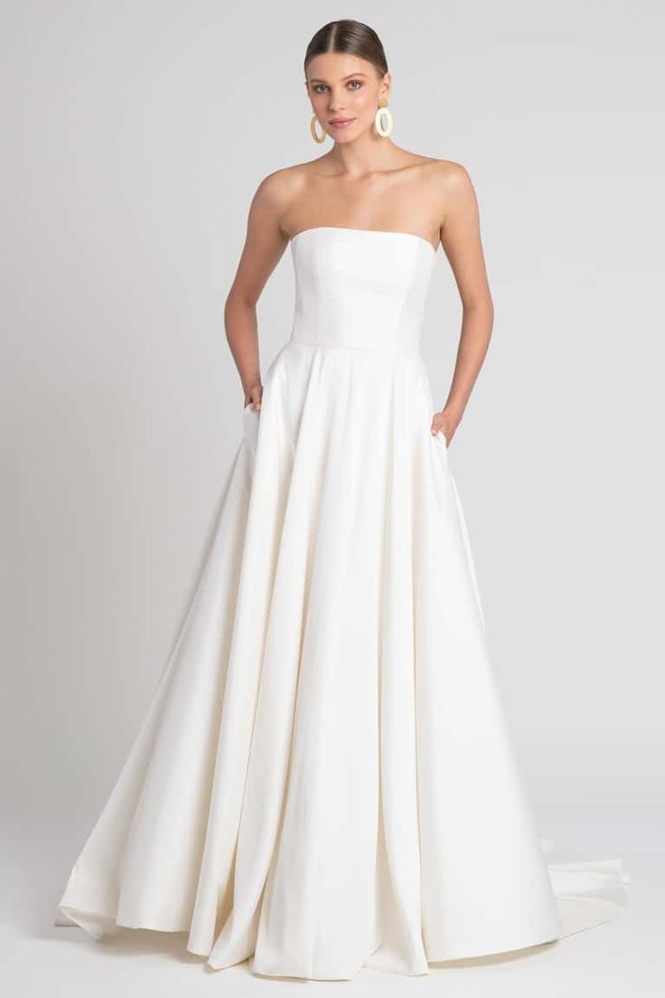 Jenny Yoo Brynn Gown - Elegant Wedding Dress for Brides | Perfect for Beach, Garden & Formal Weddings