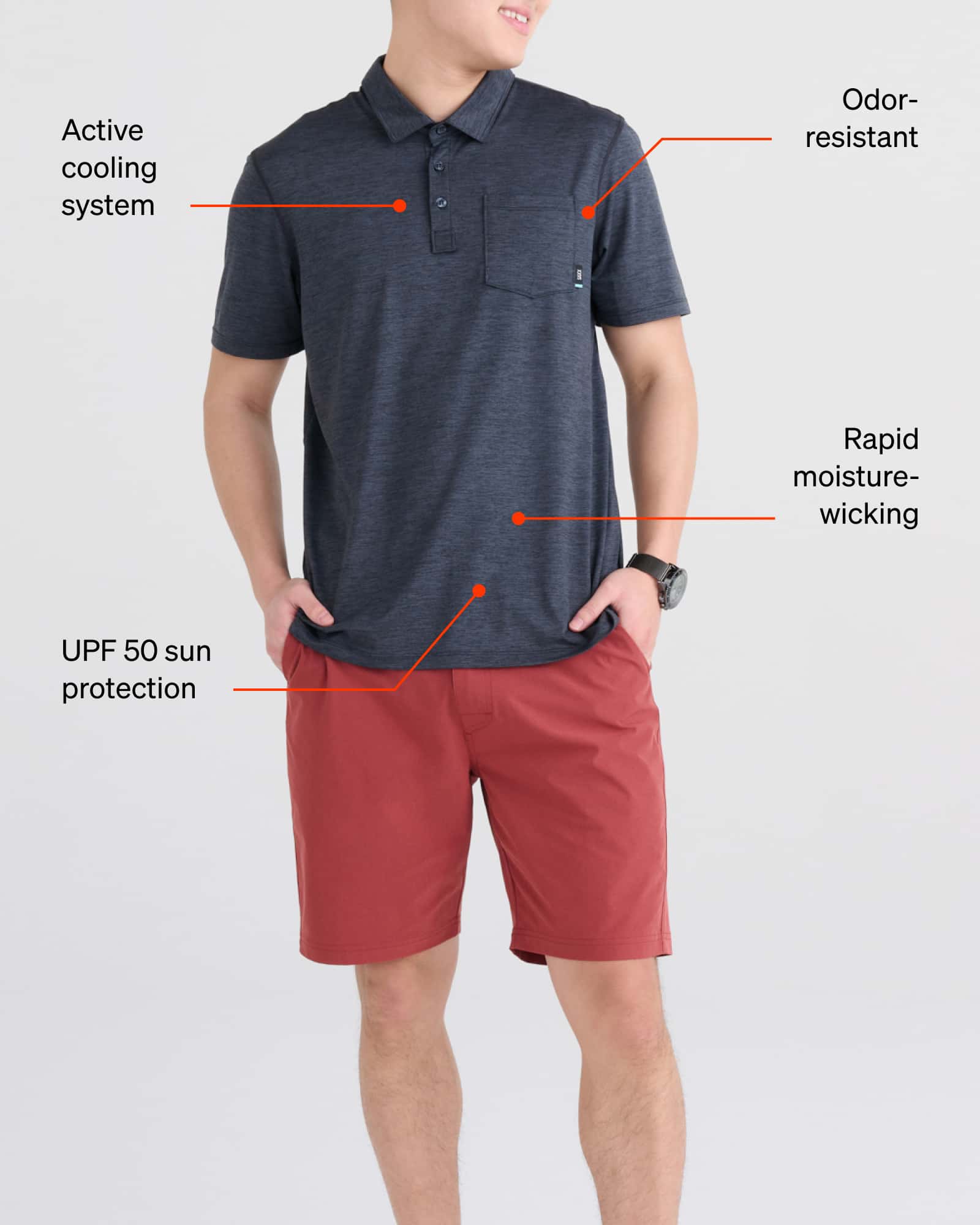 DropTemp® All Day Cooling Towel - Stay Cool & Refreshed for Workouts, Sports, Hiking, and Outdoor Activities
