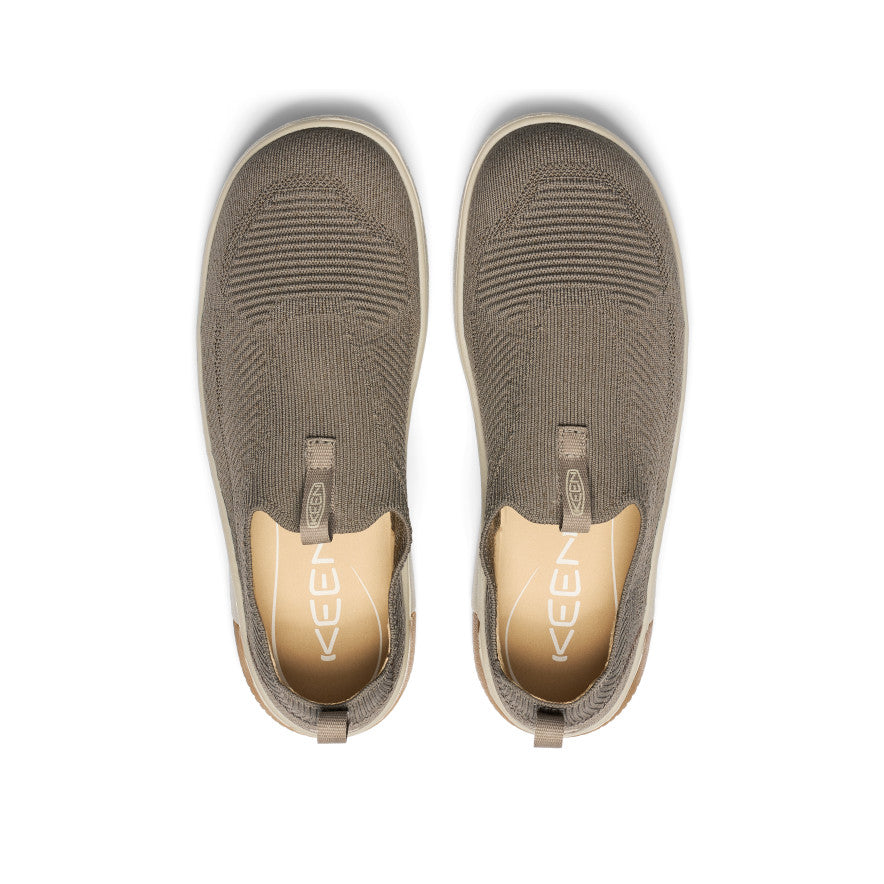 Men's KNX Knit Slip On Shoes - Brindle/Canteen Color - Comfortable Casual Loafers for Walking, Travel & Everyday Wear
