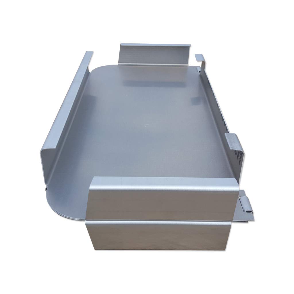 Fireproof Metal Heat Shield & Fire Pit Base Pad - Deck Defender & Grass Guard for Outdoor Use - Heat Resistant Protector for Patio, Deck & Lawn - Perfect for Backyard Bonfires, Camping & Outdoor Gatherings