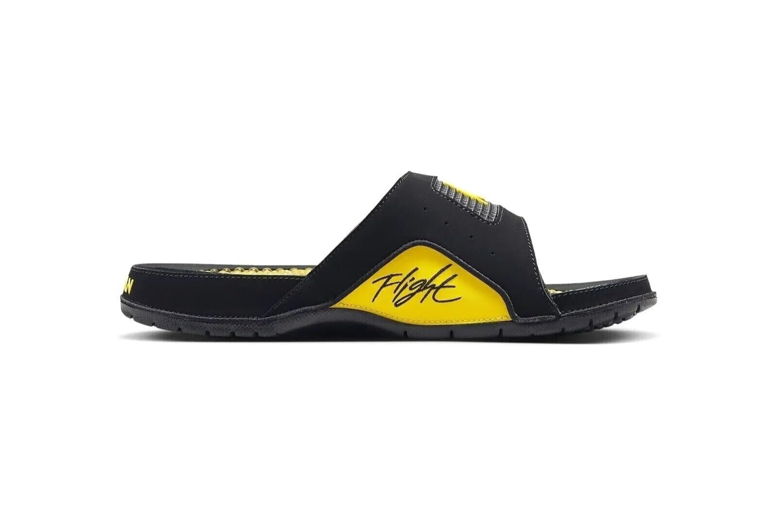 Nike Jordan Hydro IV Retro Men's Slides - Black/Tour Yellow | Comfortable & Stylish Sandals for Men | US Size 14 | Perfect for Poolside, Beach, Gym & Casual Wear