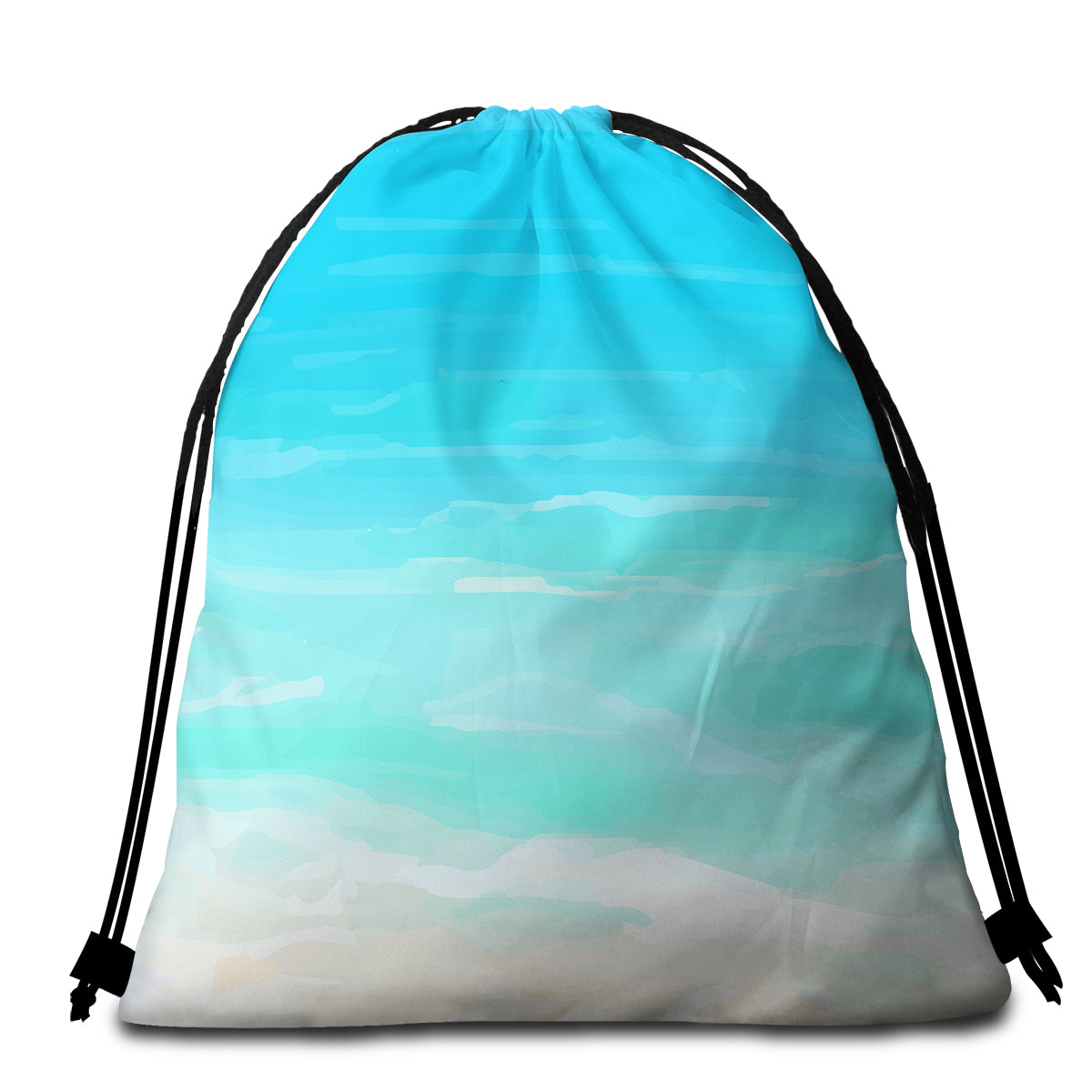 Vibrant Round Beach Towel - Soft, Quick-Dry & Sand-Resistant for Pool, Yoga & Picnic - Perfect for Summer Vacations & Outdoor Activities