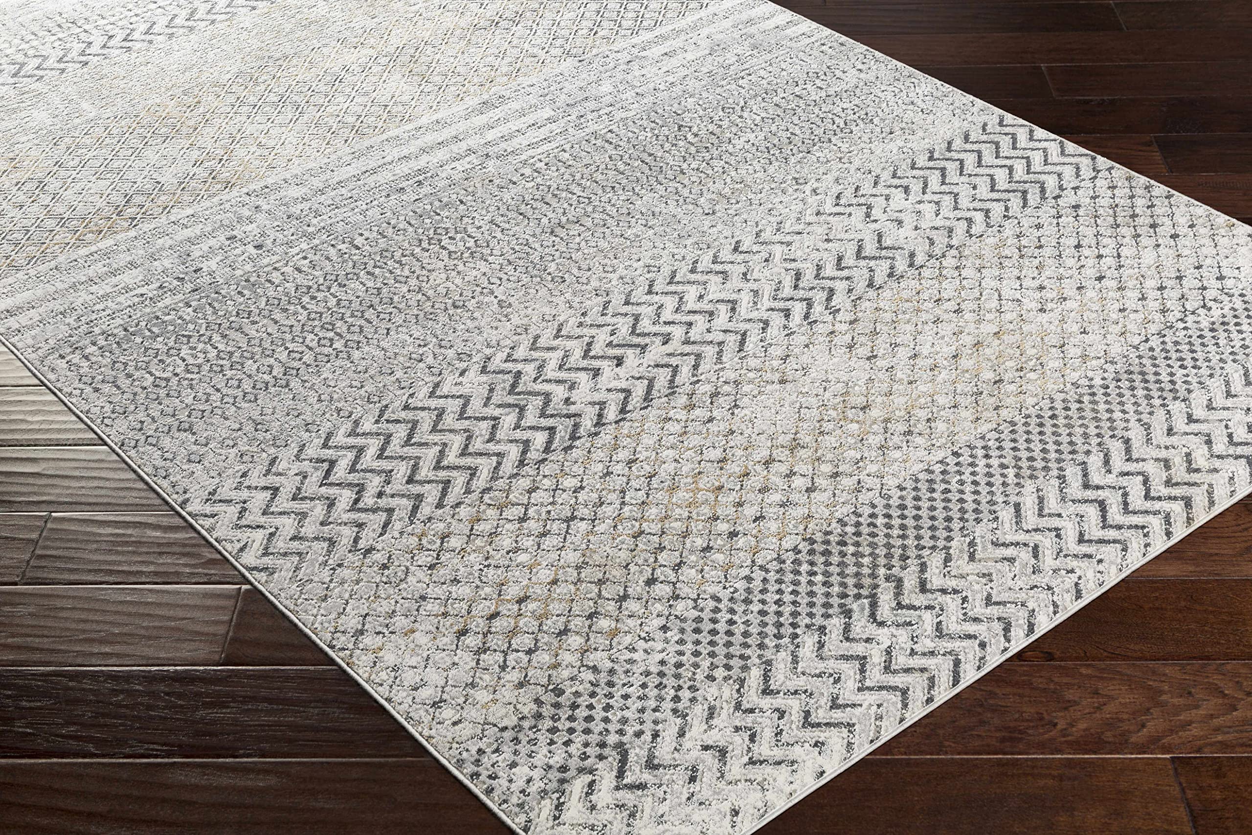 Modern Gray Hauteloom Rombauer Area Rug 6'9