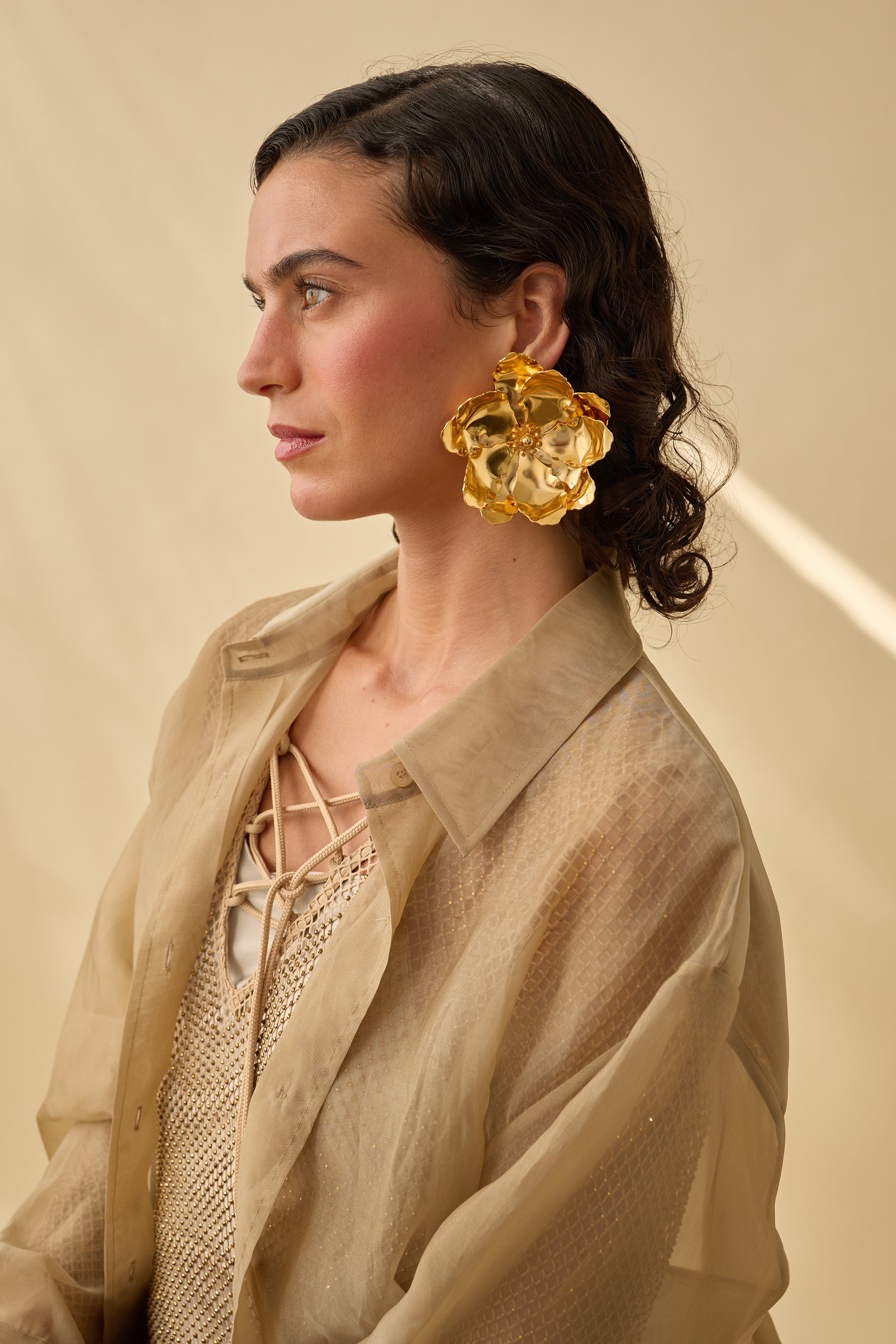 Lilly Bloom Clip On Earrings for Women - Non-Pierced Fashion Earrings for Parties & Special Occasions
