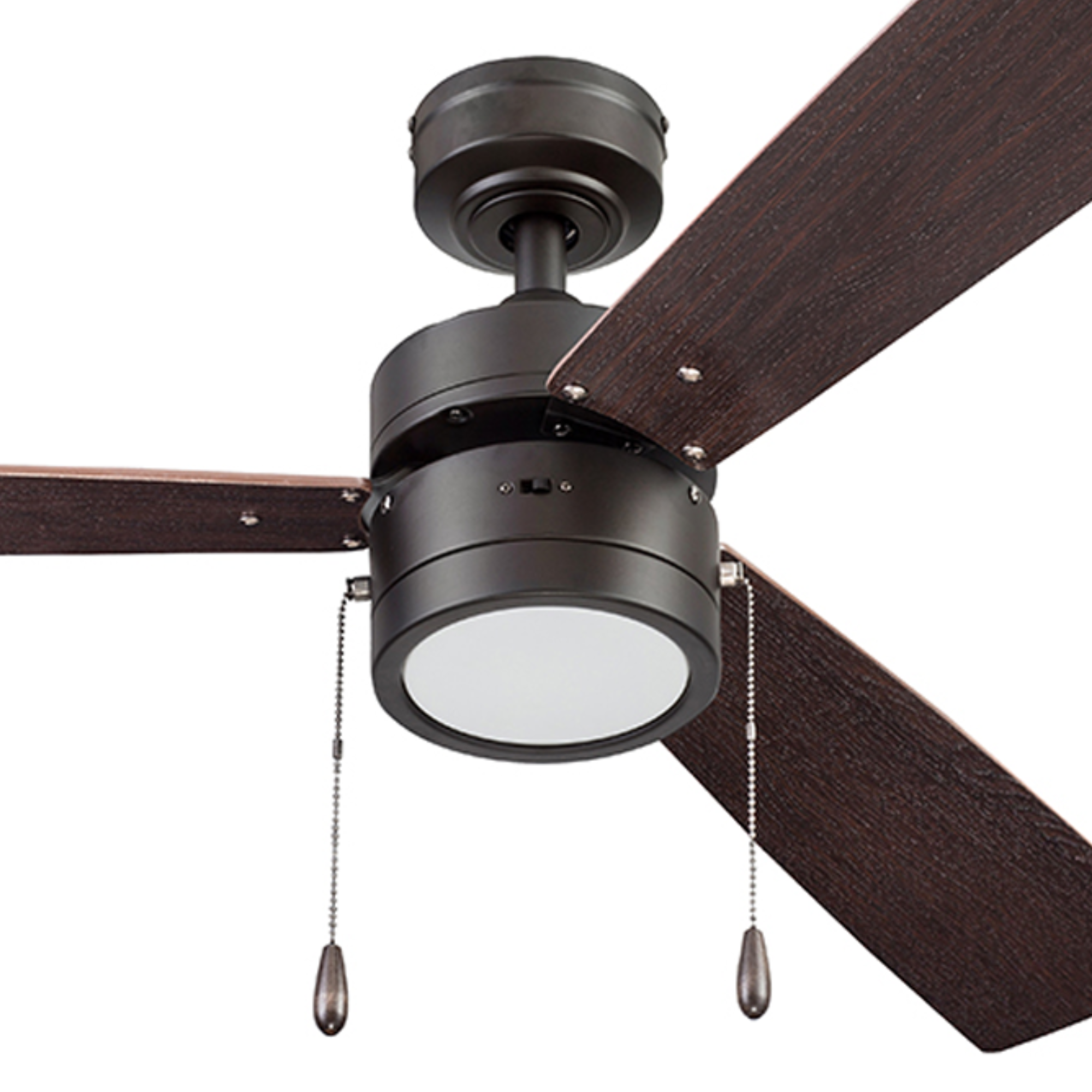 52 Inch Madrona Ceiling Fan with Espresso Bronze Finish & Pull Chain - Perfect for Living Room, Bedroom, and Outdoor Patio Cooling