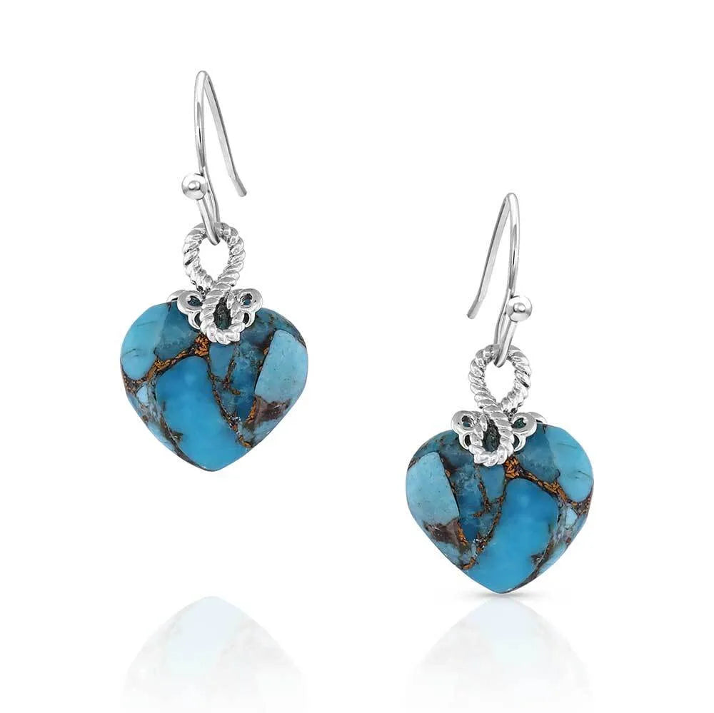 Untamable Heart of Stone Earrings - Handmade Bohemian Jewelry for Women | Perfect for Date Night, Parties & Boho Fashion