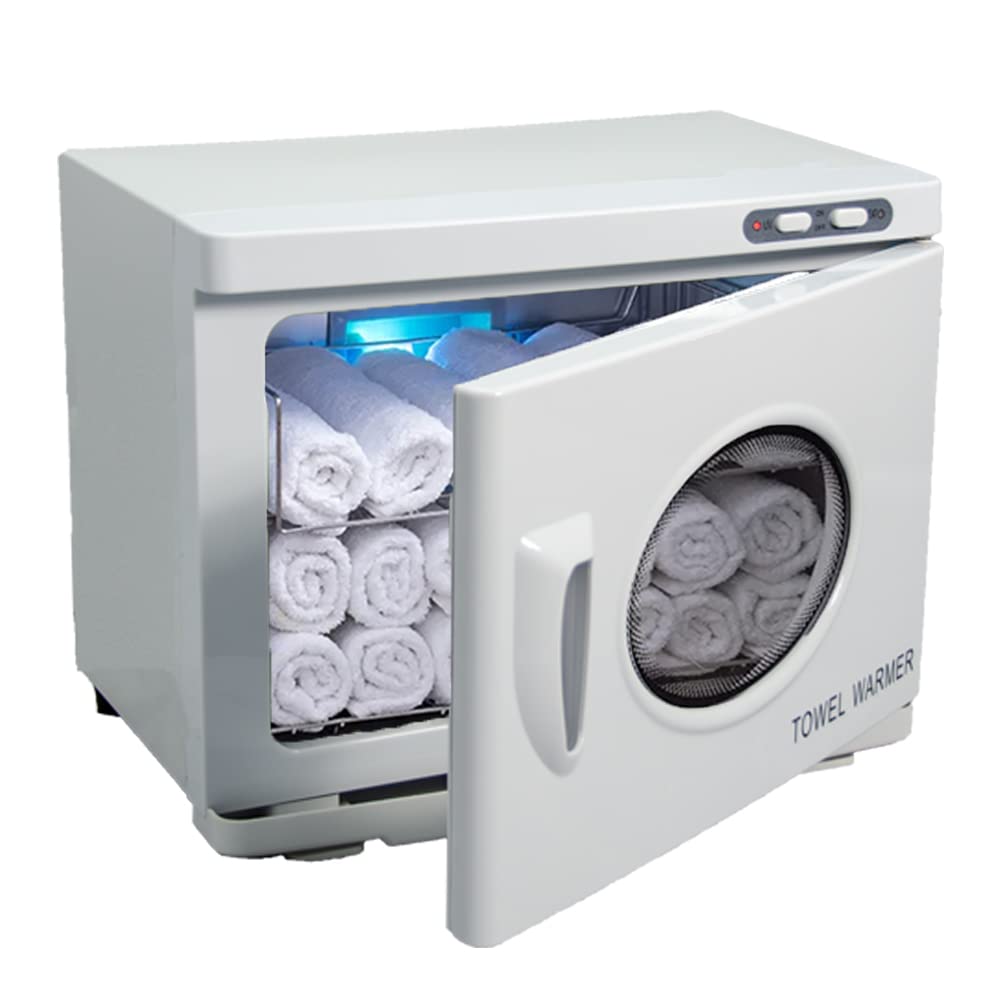 Premium Large Capacity Hot Towel Warmer Cabinet with Clear View Window - 2-in-1 Spa & Salon Towel Heater for Facial, Barber, Massage | Perfect for Home, Gym, Hotel & Professional Use | Includes 24 FREE Facial Towels | Fast Heating & Energy Efficient Design
