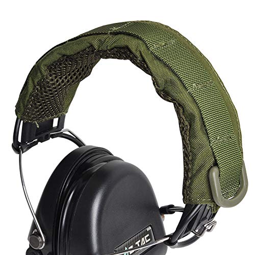OPSMEN Tactical Headset Cover - Advanced Modular Molle Headband for Earmuffs & Headphones (Multicam) - Military, Shooting Range, Airsoft & Outdoor Activities Accessory