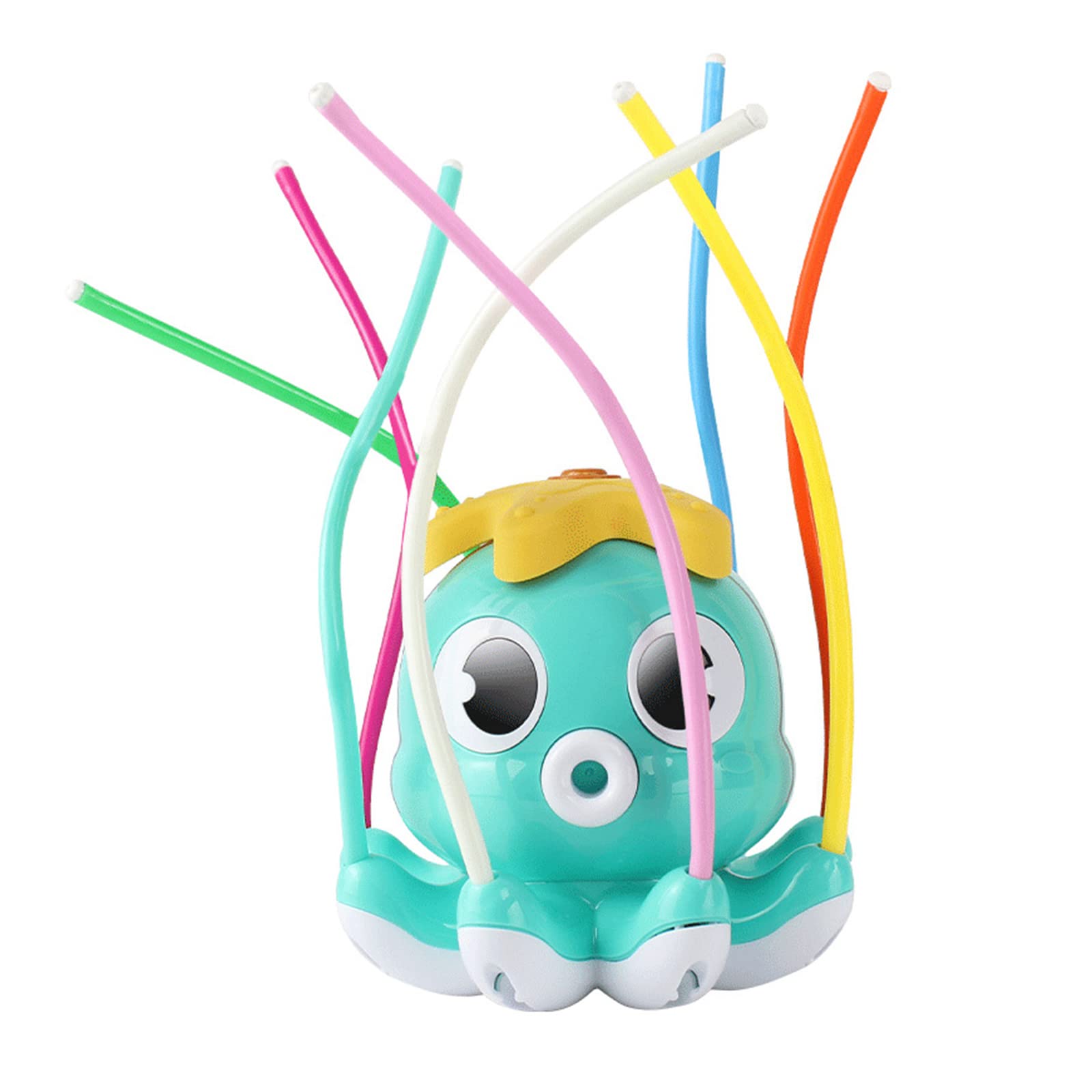 Octopus Water Spray Toys for Kids - Outdoor Garden Hose Sprinkler with 8 Wiggle Tubes, Fun Summer Water Play for Toddlers & Children - Perfect for Backyard Parties, Poolside Fun & Hot Summer Days (One Size, A1)