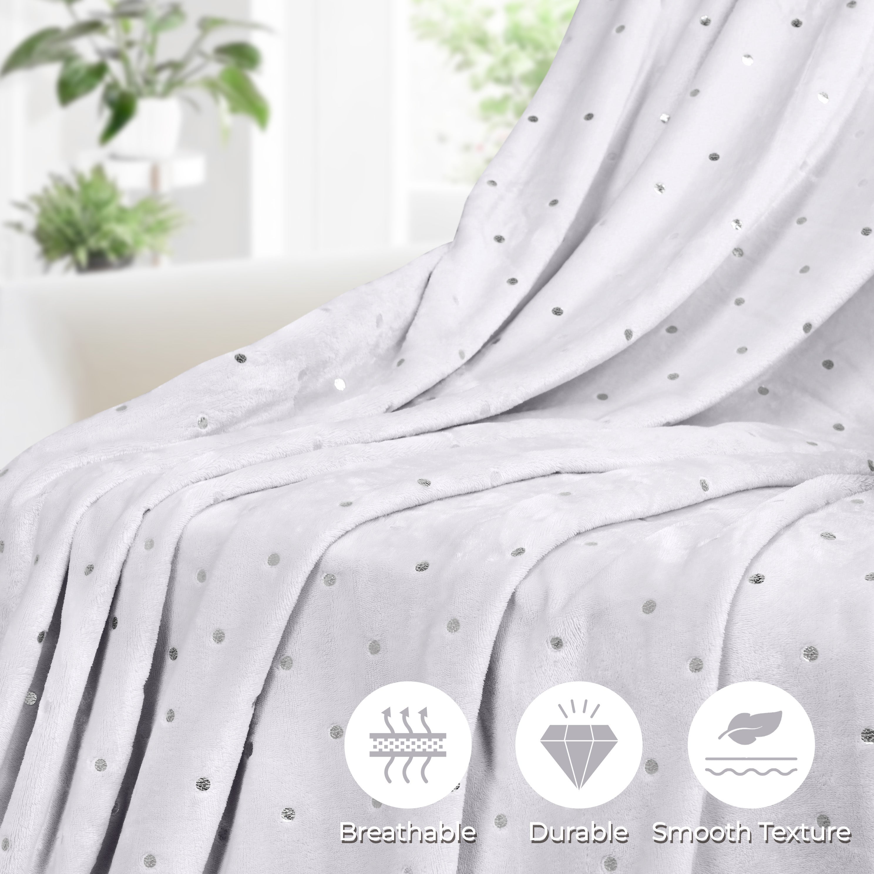 CozySoft Fleece Plush Blanket - Medium Weight, Ultra Soft & Fluffy - Perfect for Sofa, Bed, Couch & Home Decor - Warm Throw Blanket for Winter, Gifts & Cozy Nights