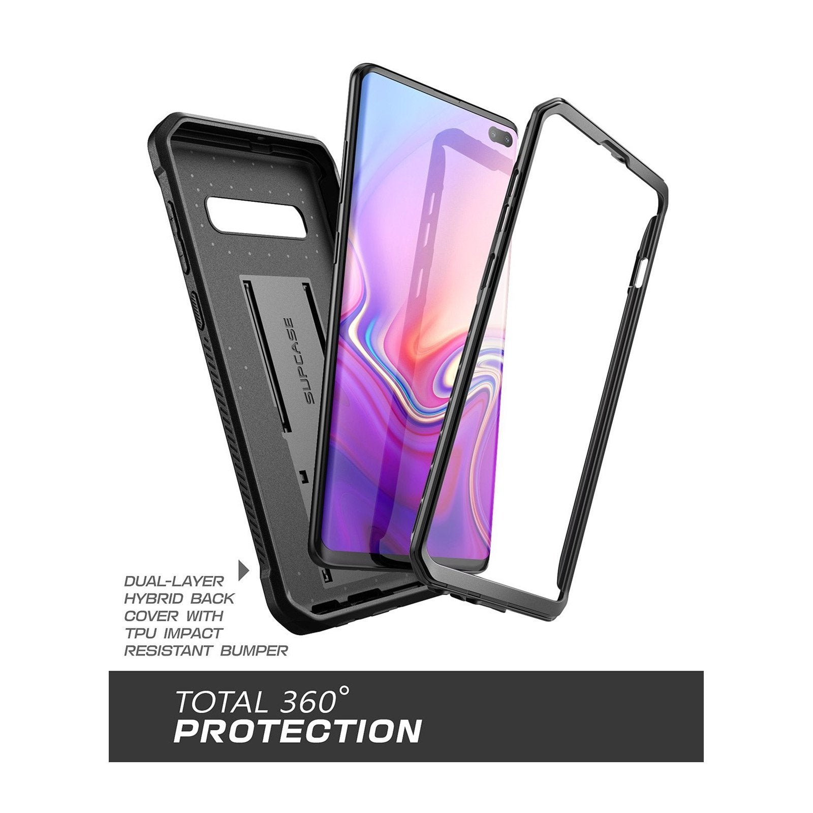 Samsung Galaxy S10 Plus Unicorn Beetle Pro Full Body Rugged Holster Case - Heavy Duty Protection with Kickstand & Belt Clip - Perfect for Outdoor, Construction & Active Lifestyle Use