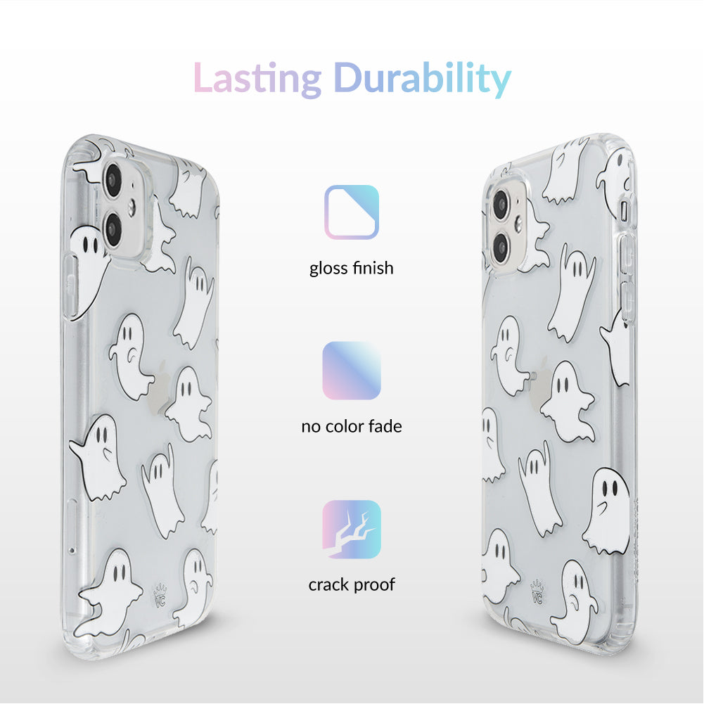 Ghosted Clear iPhone Case - Ultra Slim Protective Cover for iPhone [Model] | Shatterproof & Scratch-Resistant | Perfect for Everyday Use & Travel
