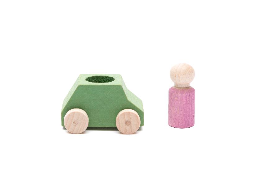 Lubulona Diecast Car with Collectible Figure - Perfect for Display, Gift Giving, and Toy Car Enthusiasts