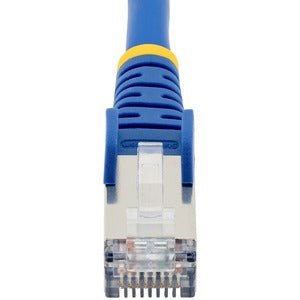 50cm CAT6a Ethernet Cable Blue - 10GbE 500MHz 100W PoE++ LSZH Shielded Network Patch Cord with Snagless RJ45 & Strain Relief - Perfect for Home Office, Gaming & High-Speed Networking