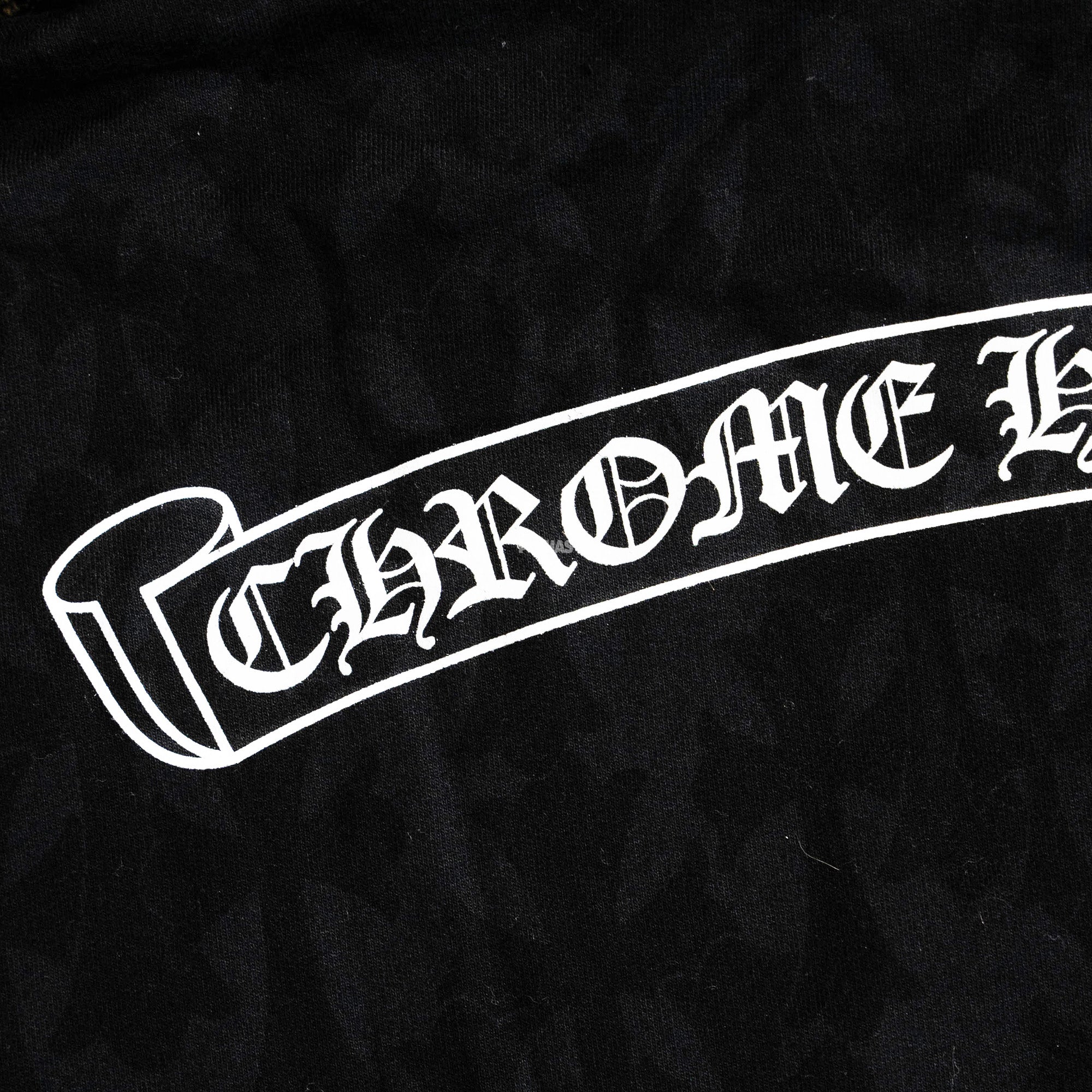 Chrome Hearts Cemetery Cross Print Zip Up Hoodie - Black Gothic Streetwear for Men & Women | Perfect for Casual Outfits, Concerts, and Urban Fashion