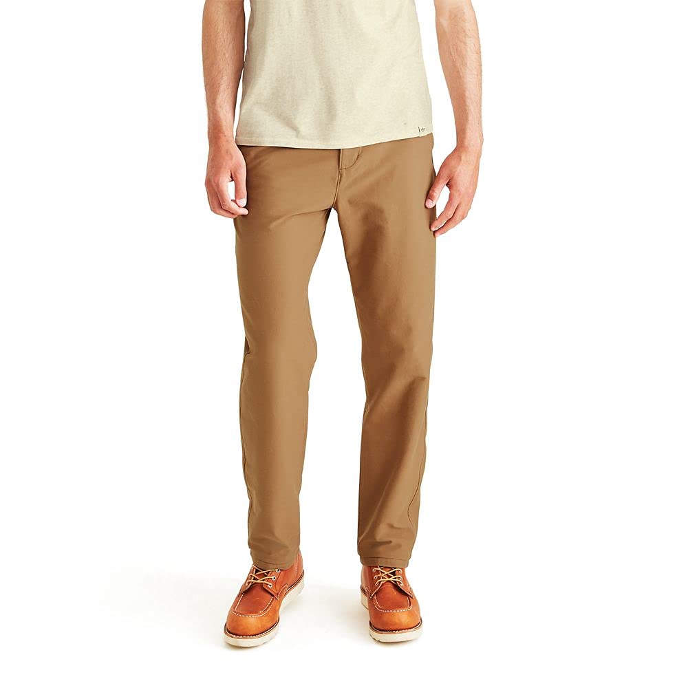 Dockers Men's Comfort Chino Straight Fit Smart 360 Knit Pants for Business Casual & Office Wear - Regular & Big & Tall Sizes Available - Comfortable Stretch Work Pants for Professionals